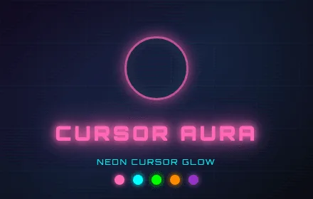 Cursor Aura Chrome extension promotional image