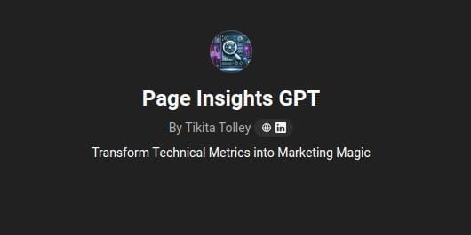 Page Insights GPT screenshot 1