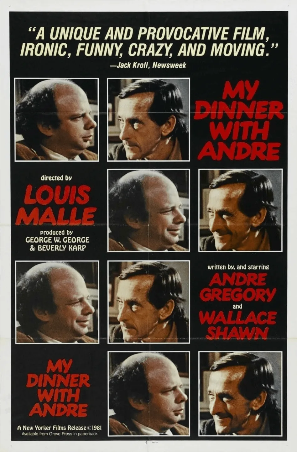 My Dinner with Andre cover