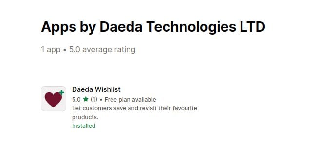 Daeda Wishlist screenshot 4